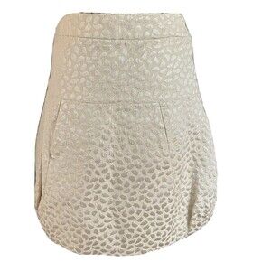 Julie Haus Women's white Jacquard skirt Size 2